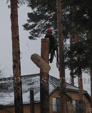 валка со сбросом частей